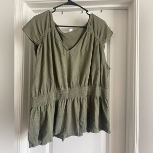 Old Navy Smocked Waist Top